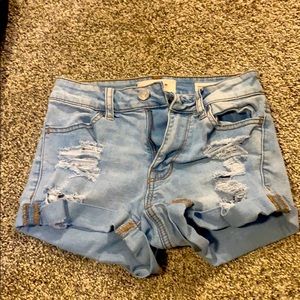 Pacsun shorts (high rise super stretch shortie)